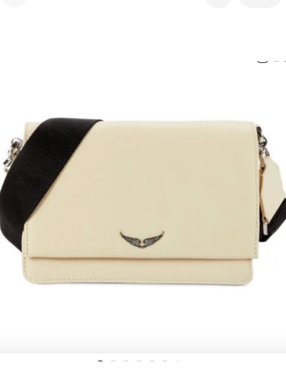 Zadig & Voltaire Women's Lolita Wings Grained Leather Crossbody Bag